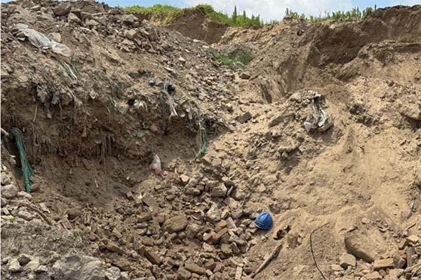 建筑垃圾成营养土原料