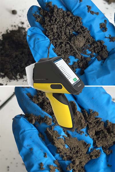 手持式光谱仪检测土壤中重金属含量