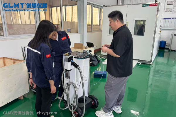 5月18日巨力索具CX-9900M便携式分析仪安装培训