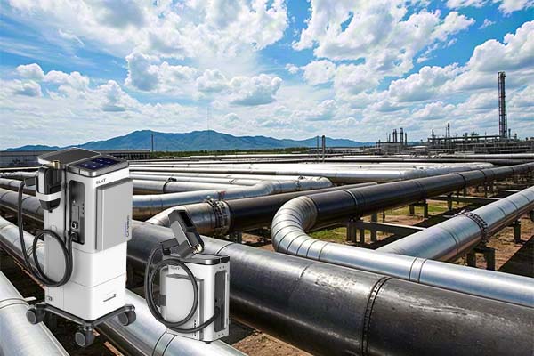 创想仪器便携式光谱仪的户外管道检测
